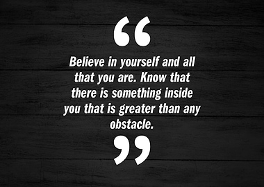 Believe Faith Within Self