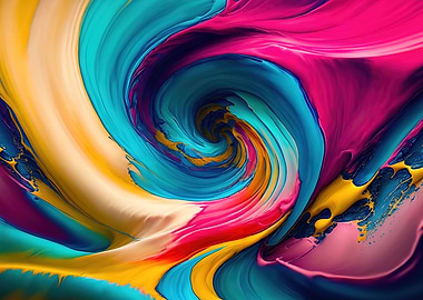 Colorful swirl