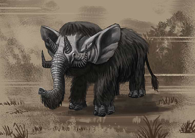 Dwarf Silican elephant