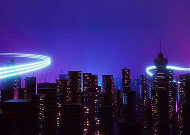Cyberpunk Neon City