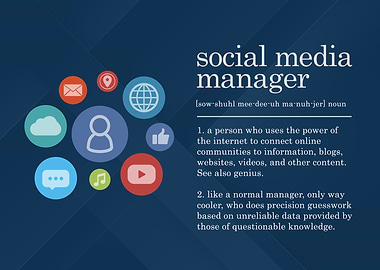 Funny Social Media Manager