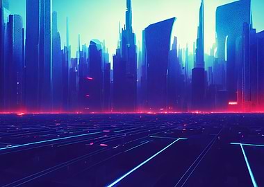 Cyberpunk Neon City