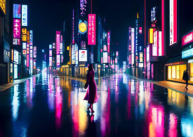 Cyberpunk Neon City