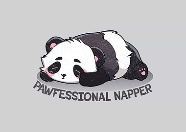 Professional napper panda