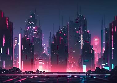 Cyberpunk Neon City