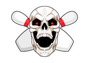 Skull Bowling Bowling ball