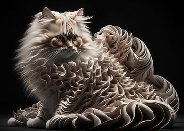 Persian Cat Sitting