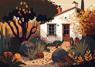 Village in Toscana Italy