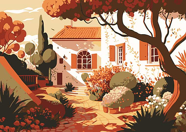 Village in Toscana Italy