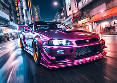 NISSAN GTR R34 Tokyo Drift
