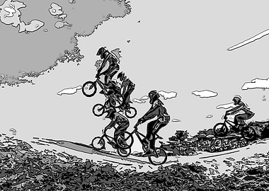 bmx race racing