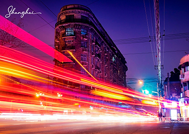 Shanghai city flash lamp