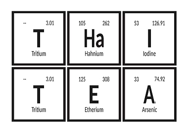 Thai Tea Periodic Table