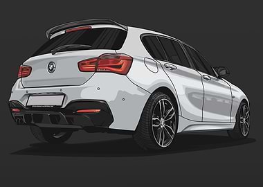 BMW F20 1 Series White