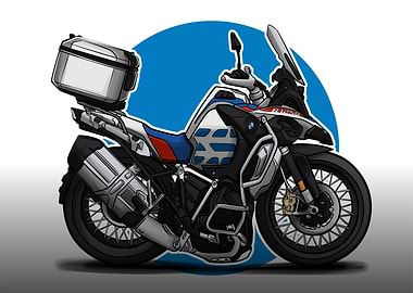 BMW R1250 CARTOON