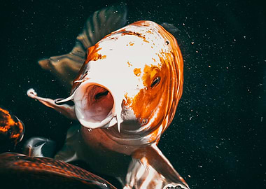 smiling goldfish mouth