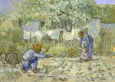 First Steps 1890 van Gogh