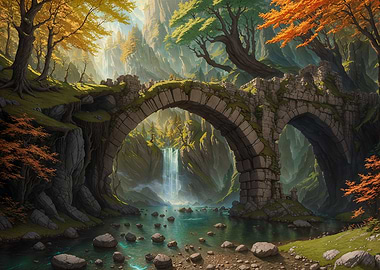Ancient Forest Bridge