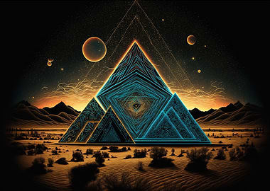 Neon Sacred spaceGeometry