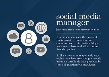 Funny Social Media Manager