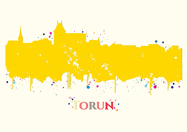 Toru Poland Torun Skyline