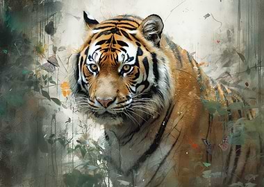 Jungle King Tiger Wall Art
