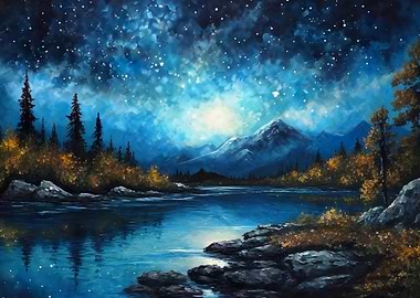 Starry Night Sky