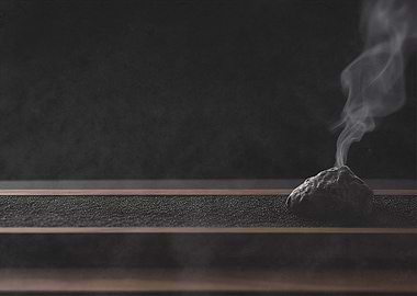 Zen Incense Meditation Art