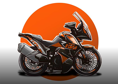 KTM ADVENTURE 790 CARTOON