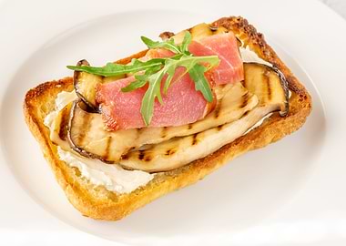 Ciabatta eryngii sandwich