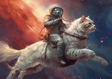 Astronaut on Catback