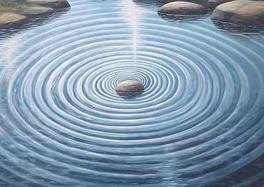 Zen Calming Water Ripple