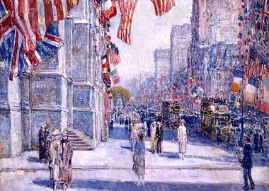 Early Morning Avenue 1917