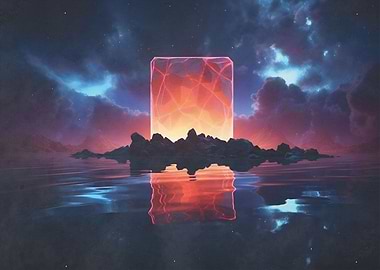 Journey In Space Landscape