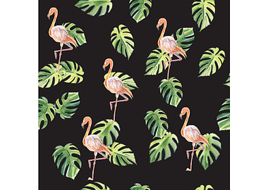 Pattern of leaves of palm