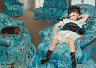 Little Girl in a Armchair