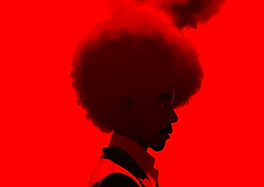 Red mist man