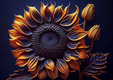 Enchanted Sunflower XXII