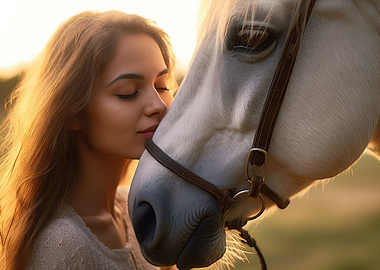 The Girl And The Horse