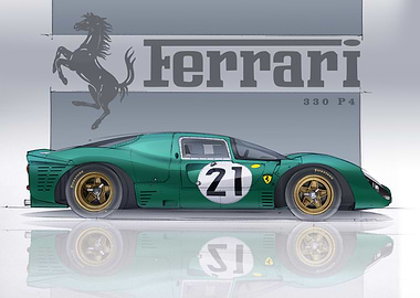 FERRARI 330 P4 RACE CAR