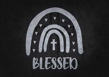 Blessed Rainbow Cross