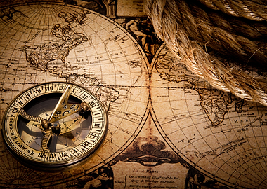 old map of the world