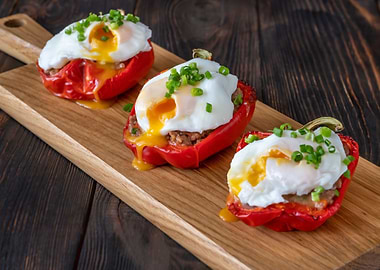 Stuffed peppers with meat