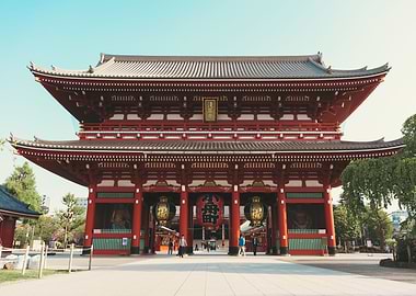 Japanese shrine Asakusa