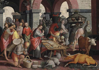 Christ cleansing temple