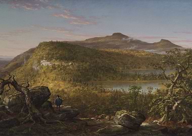 A View of the Two Lakes