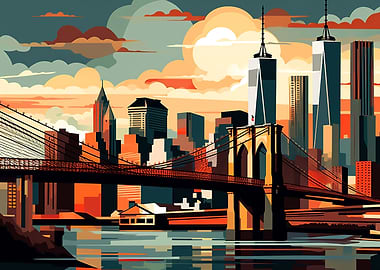 Brooklyn Bridge Vintage