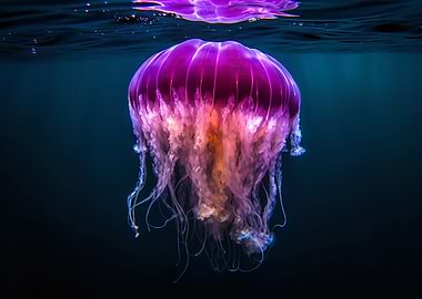 big pink jellyfish