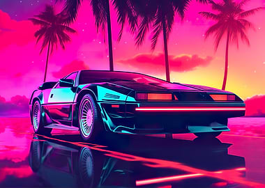Retrowave Car