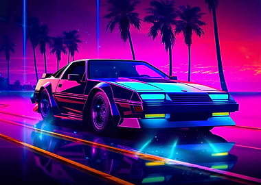 Car Vaporwave